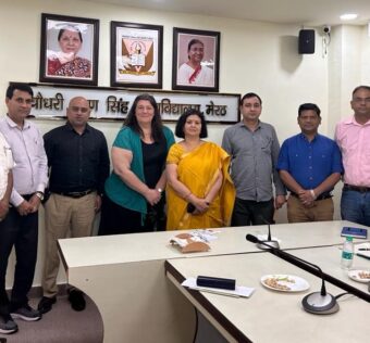 Important meeting of International Cooperation Center held at Chaudhary Charan Singh University