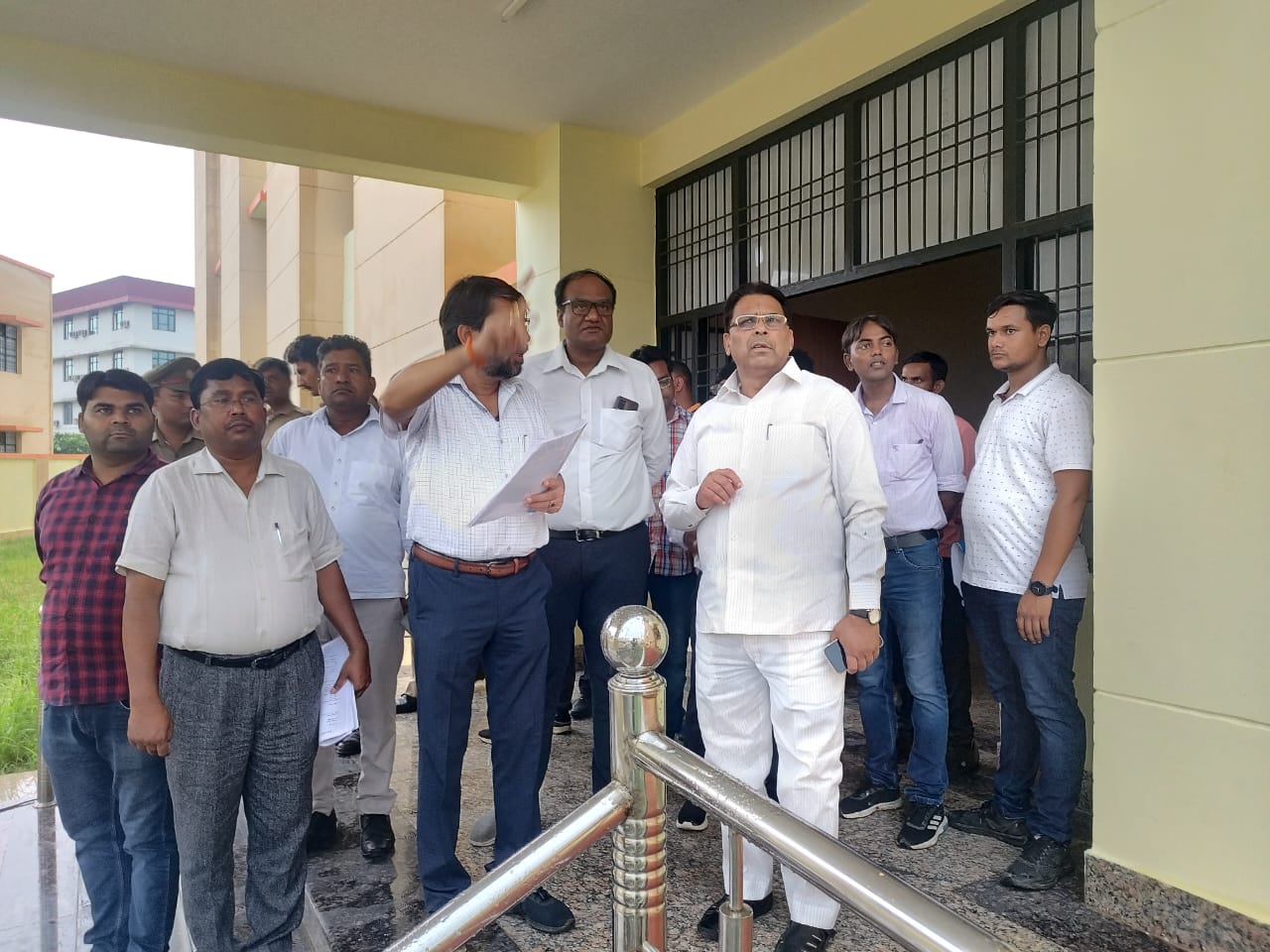 Hon'ble Minister Backward Classes Welfare Department and Divyangjan Empowerment Department inspected the new school under construction